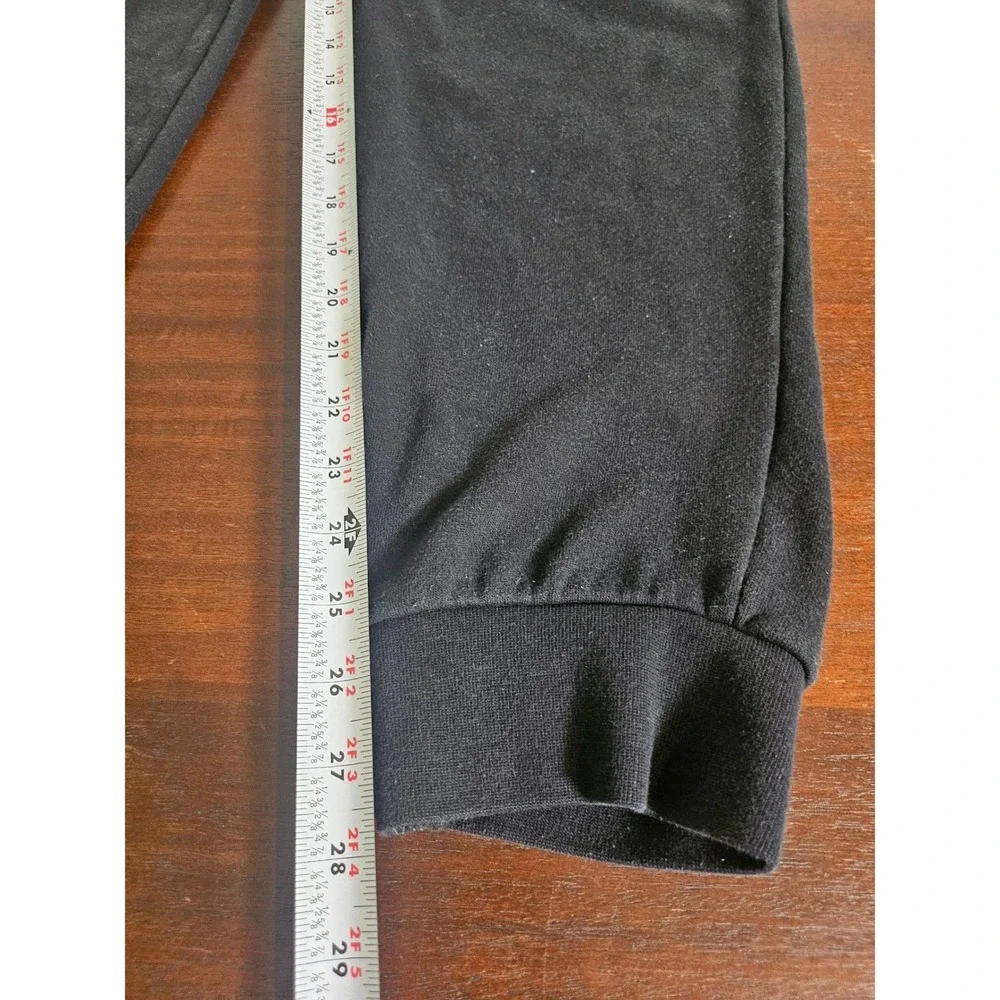 True Religion Sweatpants Mens Large Black Horseshoe Logo Joggers